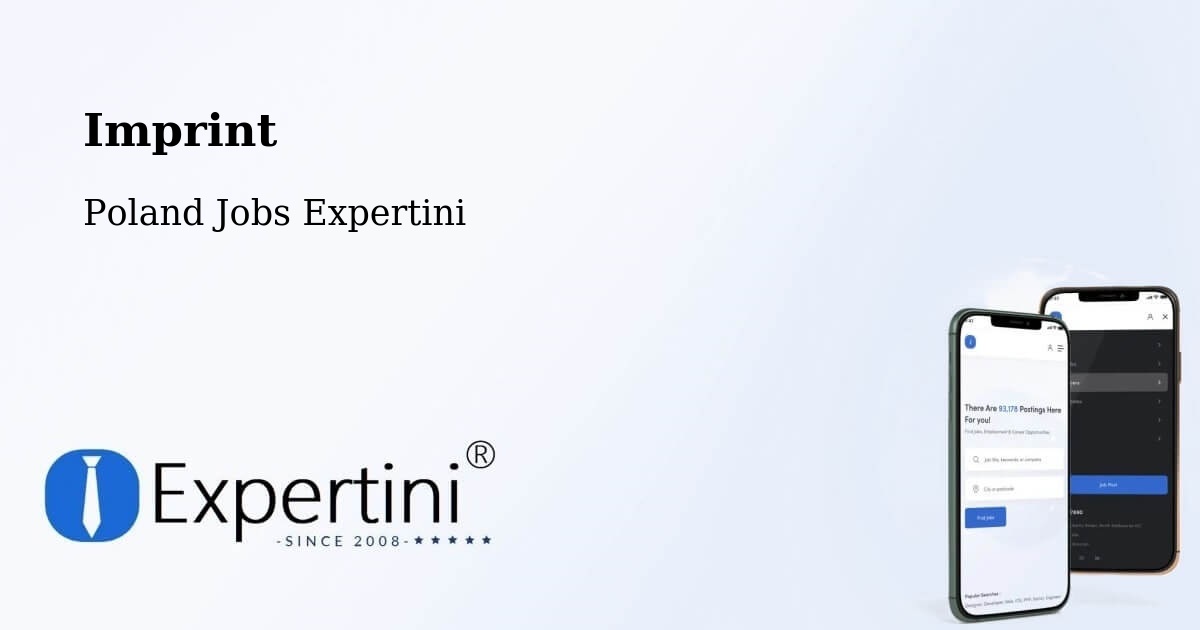 Imprint – Libiąż - Poland Jobs Expertini