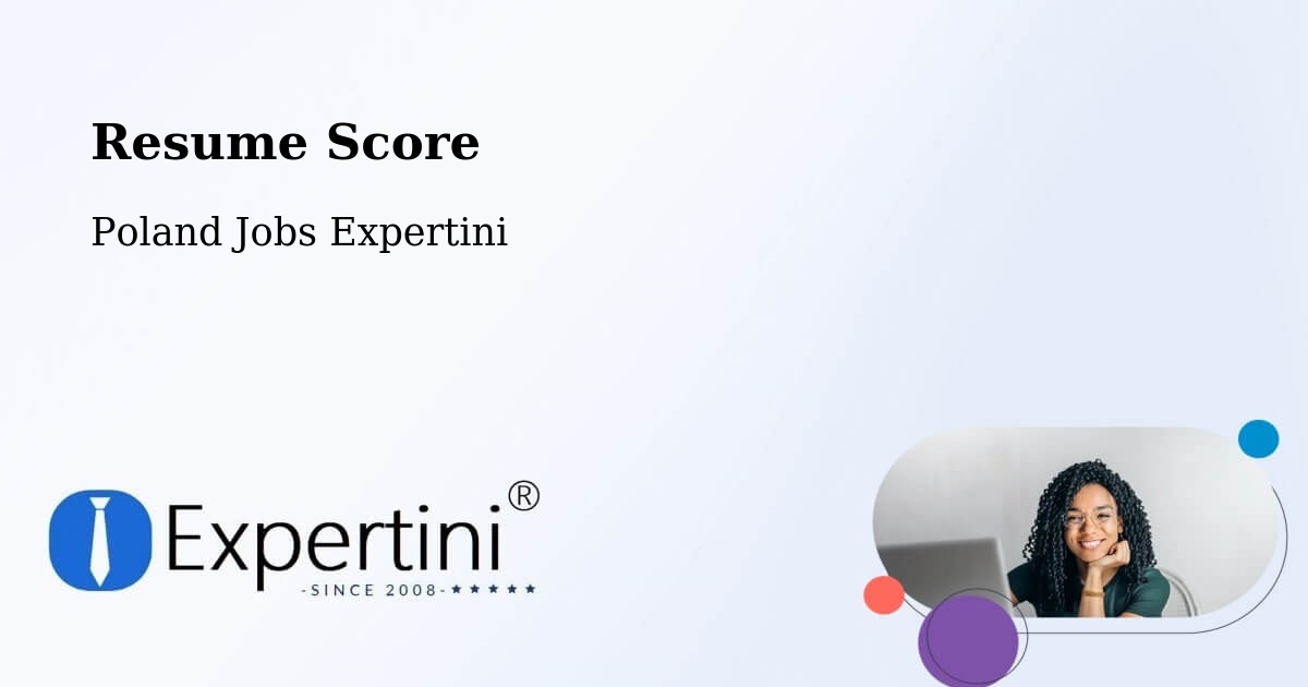 Resume Score & Job Description Match Tool – Libiąż - Poland Jobs Expertini